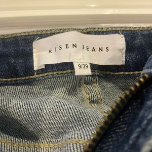 Brand new jeans, never worn. Beautiful flares. Very stretchy.